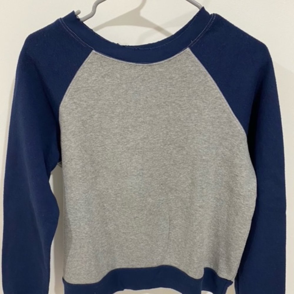 Urban Outfitters Blue and Gray Sweater